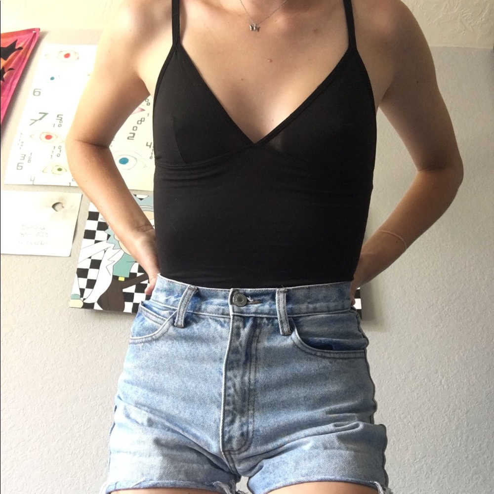 🎱Brandy Melville🎱 Black Bodysuit Tank Top